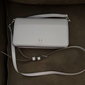 Tory Burch Light Gray Crossbody Bag